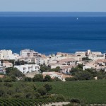 La ville narbonne vue mediterranee