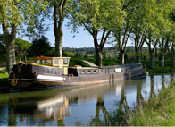 visiter Narbonne le Canal du Midi et de la Robine